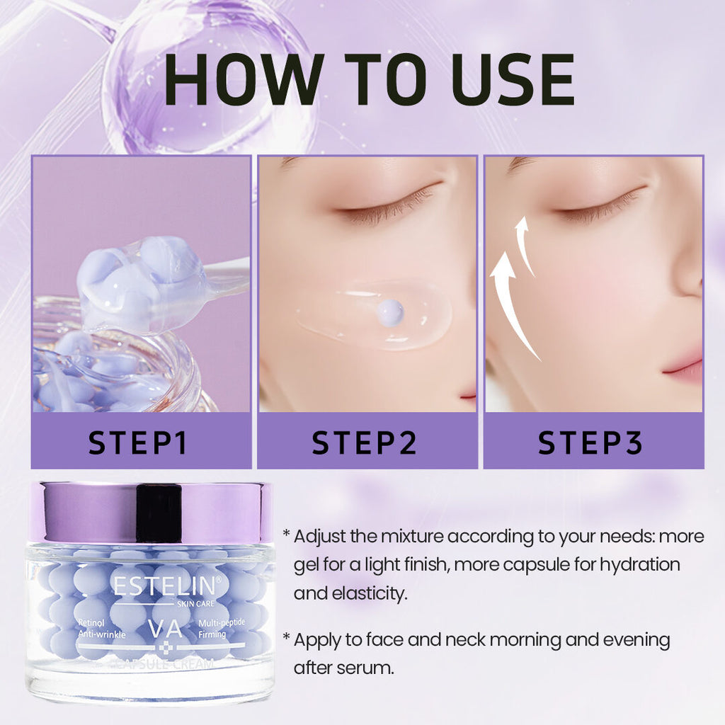 Estelin Retinol & Multi-Peptide Anti-Wrinkle Capsule Cream (60g)